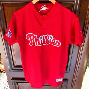 Vintage 90’s Philadelphia Phillies Majestic Mesh Baseball Jersey made in USA